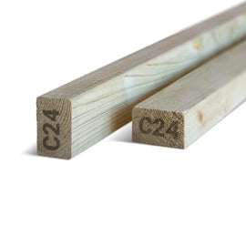 47mm x 75mm C24 Treated Timber (3x2)